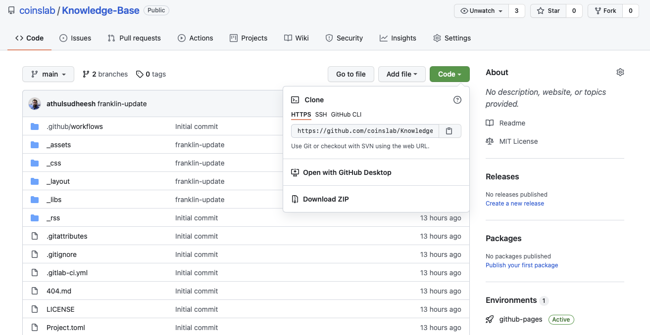 Knowledge Base Repository COINS Lab Knowledge Base | Contributing